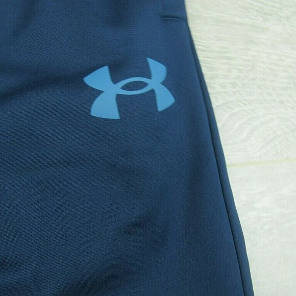 Under Armour UA Project Rock Knit Track Pants Mens Navy Blue NEW - Picture 5 of 10